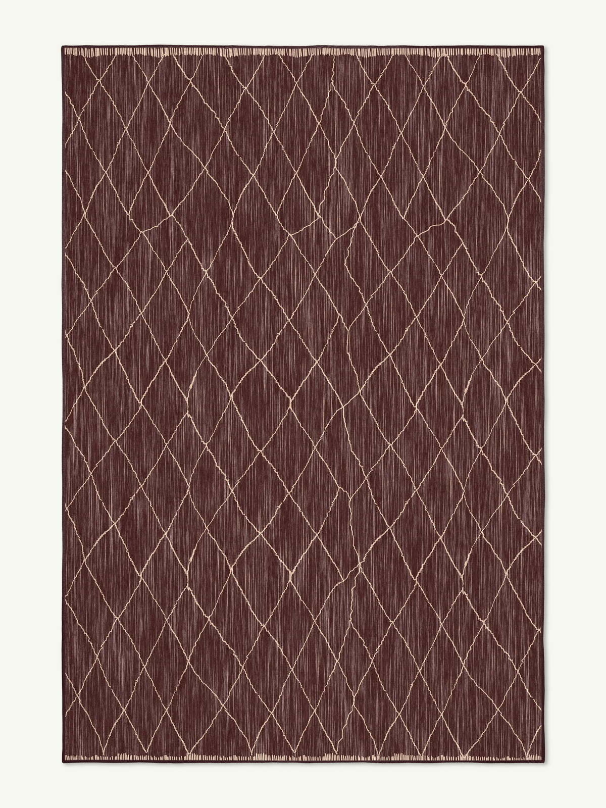 Joy Red Chenille Rug