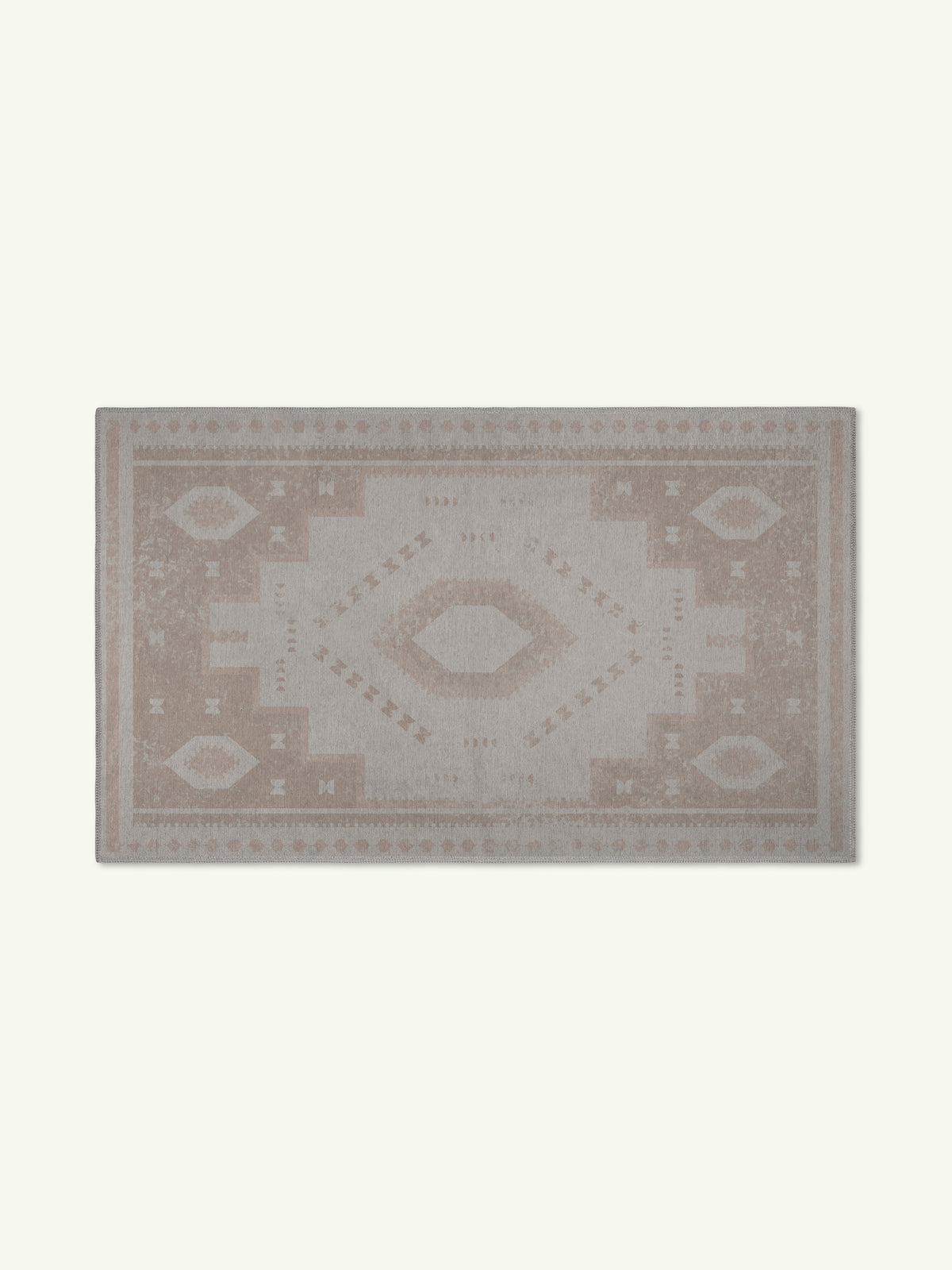 Obscured  Beige Chenille Rug