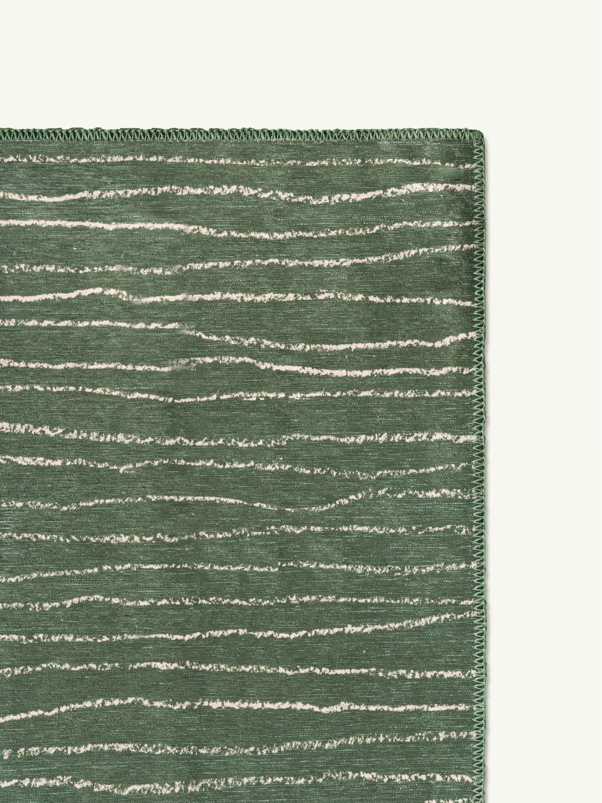 Atlas Green Chenille Rug