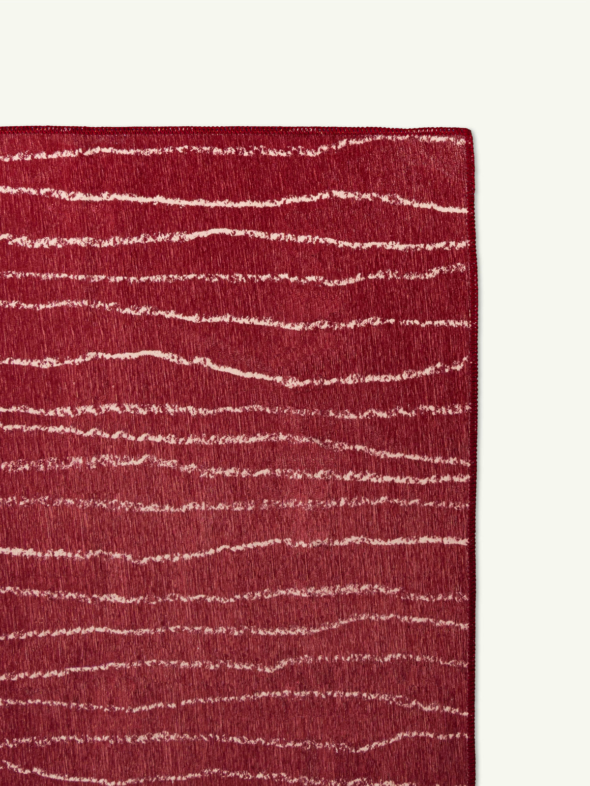 Atlas Red Chenille Rug