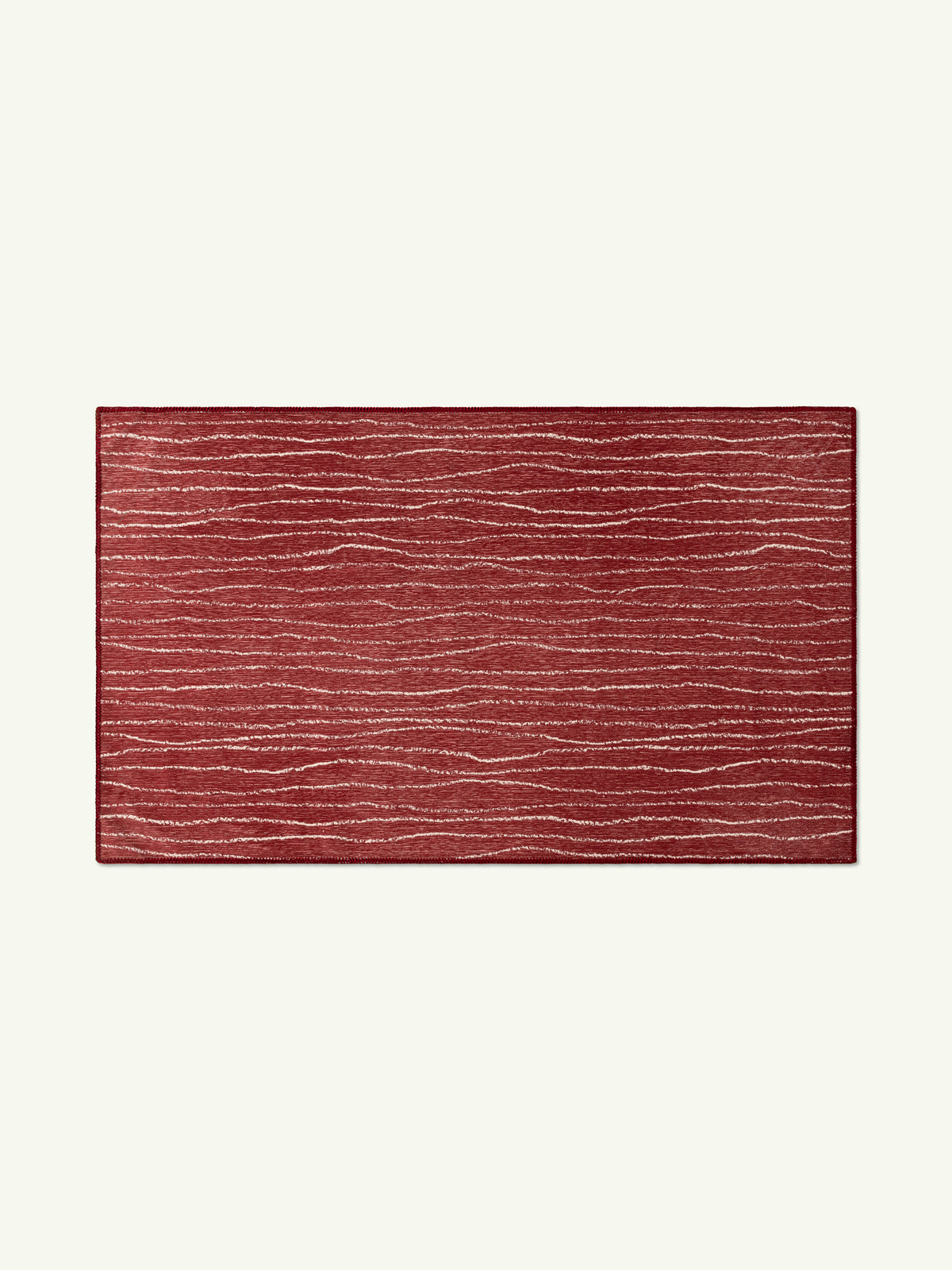 Atlas Red Chenille Rug