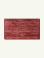 Atlas Red Chenille Rug