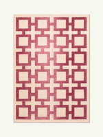Block Rouge Chenille Rug