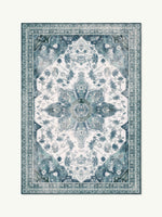 Classic Green Chenille Rug