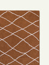 Joy Light Brown Cotton Feel Rug