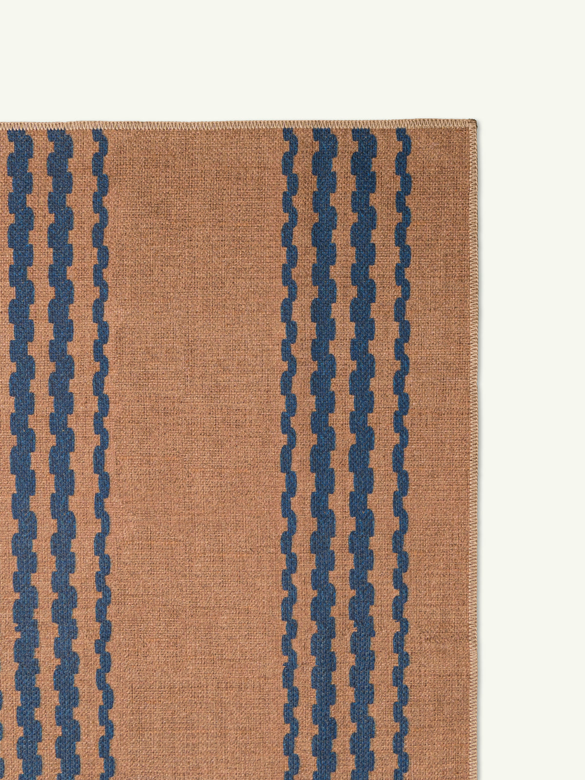 Linen Blue New Jute Rug