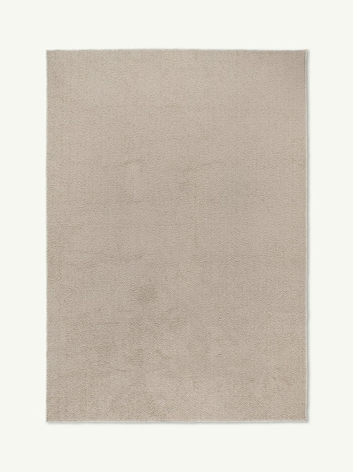 Peace cream vegan shearling rug