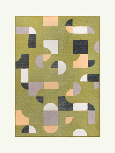 Pieces Olive Chenille Rug