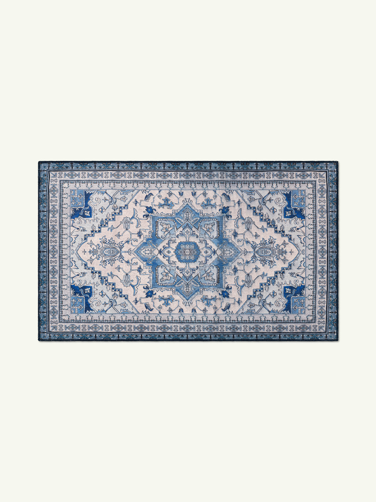 Tradition Blue Chenille Rug