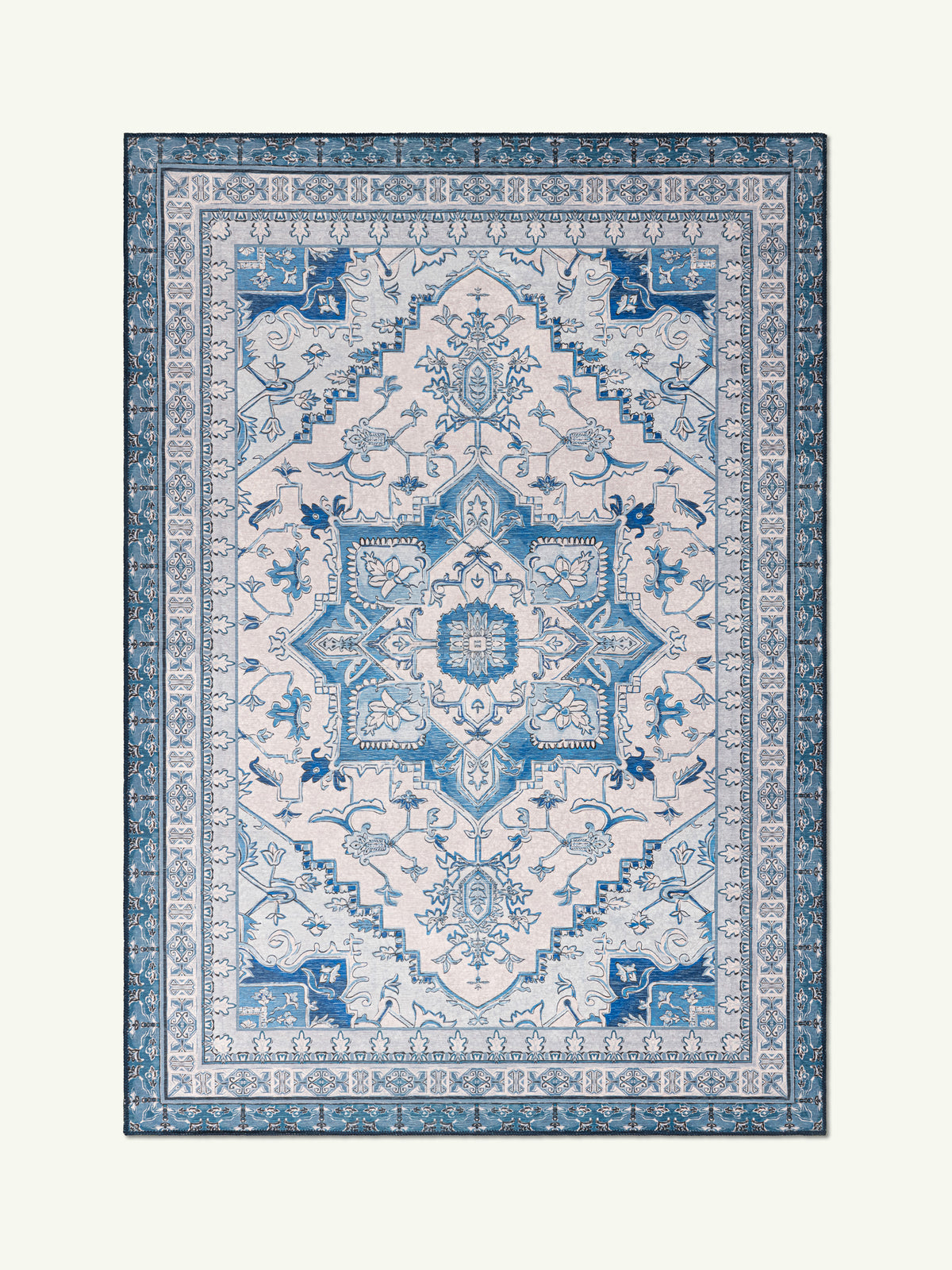 Tradition Blue Chenille Rug