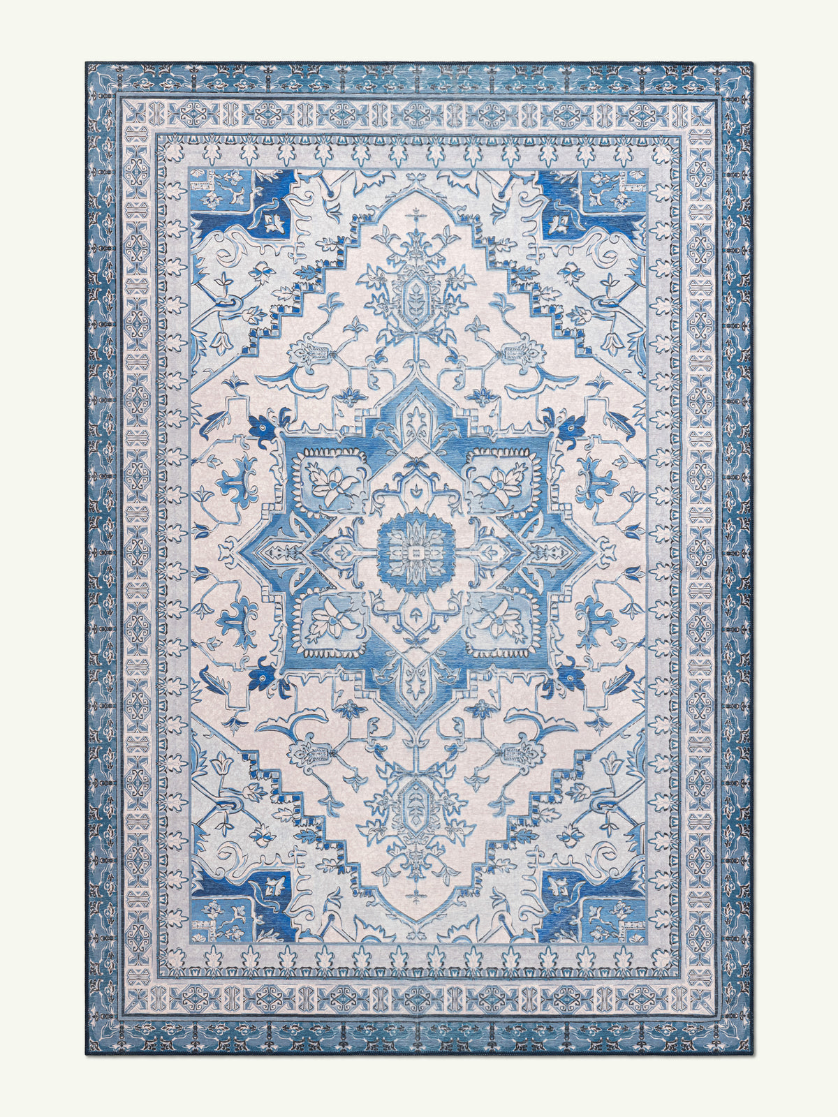 Tradition Blue Chenille Rug