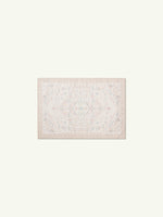 Washed Blue Chenille Rug